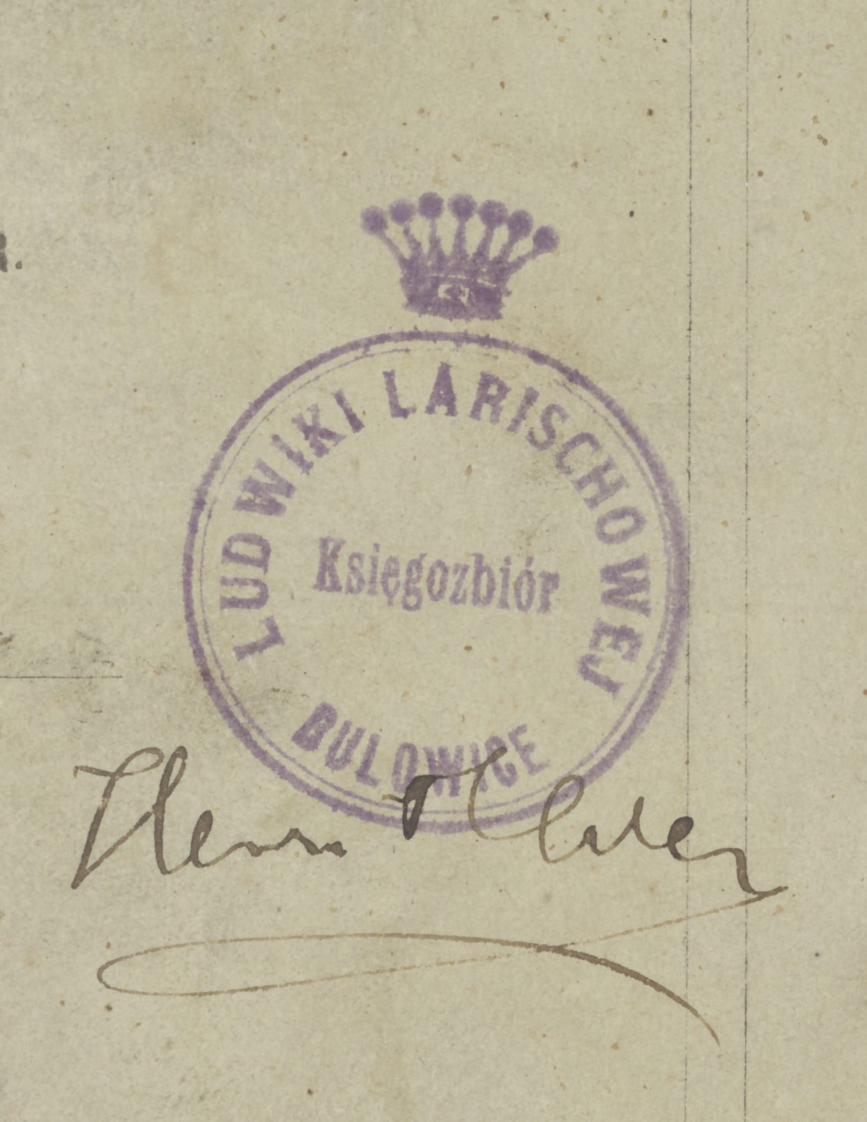 Catherine II et son règne - pieczątka na okładce: Księgozbiór Ludwiki Larischowej. Bulowice